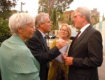 Björn Luley and wife, the German Ambassador Dr. G. Zeitz and Ute Woermann-Stylianou